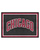 Fan Mats  LLC Chicago Bulls 5x8 Rug Black