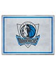 Fan Mats  LLC Dallas Mavericks 8x10 Rug Gray