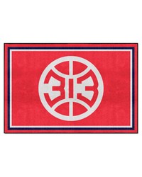 Detroit Pistons 5x8 Rug by   