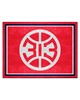 Fan Mats  LLC Detroit Pistons 8x10 Rug Red