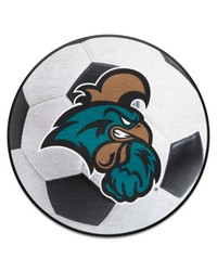 Coastal Carolina Chanticleers Soccer Ball Mat by   