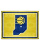 Fan Mats  LLC Indiana Pacers 8x10 Rug Yellow