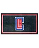 Fan Mats  LLC Los Angeles Clippers 3x5 Rug Black