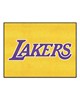 Fan Mats  LLC Los Angeles Lakers All-Star Mat Yellow