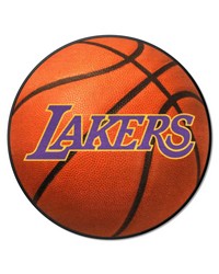 Los Angeles Lakers Basketball Mat by   