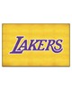 Fan Mats  LLC Los Angeles Lakers Ulti-Mat Yellow