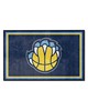 Fan Mats  LLC Memphis Grizzlies 4x6 Rug Blue