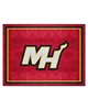 Fan Mats  LLC Miami Heat 8x10 Rug Red