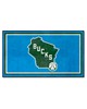 Fan Mats  LLC Milwaukee Bucks 3x5 Rug Blue