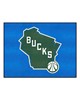 Fan Mats  LLC Milwaukee Bucks All-Star Mat Blue