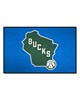 Fan Mats  LLC Milwaukee Bucks Starter Mat Blue