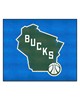 Fan Mats  LLC Milwaukee Bucks Tailgater Mat Blue