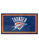 Fan Mats  LLC Oklahoma City Thunder 3x5 Rug Blue