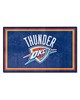 Fan Mats  LLC Oklahoma City Thunder 4x6 Rug Blue