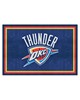 Fan Mats  LLC Oklahoma City Thunder 5x8 Rug Blue