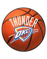 Oklahoma City Thunder Basketball Mat by   