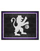 Fan Mats  LLC Sacramento Kings 8x10 Rug Black