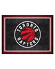 Fan Mats  LLC Toronto Raptors 8x10 Rug Black