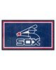 Fan Mats  LLC Chicago White Sox 3x5 Rug Retro Blue