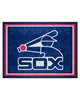 Fan Mats  LLC Chicago White Sox 8x10 Rug Retro Blue