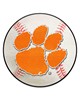 Fan Mats  LLC Clemson Tigers Baseball Mat White