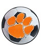 Fan Mats  LLC Clemson Tigers Soccer Ball Mat White