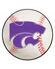 Fan Mats  LLC Kansas State Wildcats Baseball Mat White