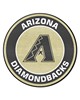 Fan Mats  LLC Arizona Diamondbacks Roundel Mat Gold