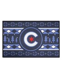 Chicago Cubs Starter Mat Holiday Sweater by   