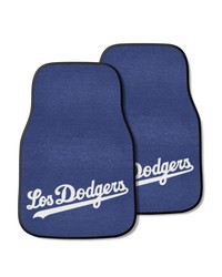 Los Angeles Dodgers 2-pc Carpet Car Mat Set by   