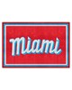 Fan Mats  LLC Miami Marlins 5x8 Rug Red