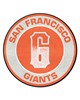 Fan Mats  LLC San Francisco Giants Roundel Mat Orange