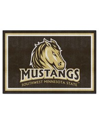 Southwest Minnesota State Mustangs 5x8 Rug by   