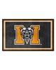 Fan Mats  LLC Mercer Bears 4x6 Rug Black