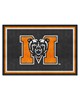 Fan Mats  LLC Mercer Bears 5x8 Rug Black