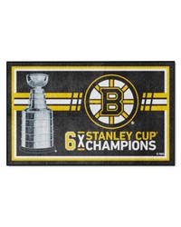 Boston Bruins 4x6 Rug Dynasty by   