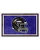 Fan Mats  LLC Baltimore Ravens 4x6 Rug Purple