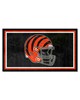 Fan Mats  LLC Cincinnati Bengals 3x5 Rug Black