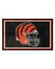 Fan Mats  LLC Cincinnati Bengals 4x6 Rug Black