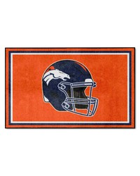 Denver Broncos 4x6 Rug by   