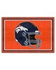 Fan Mats  LLC Denver Broncos 5x8 Rug Orange