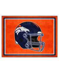 Denver Broncos 8x10 Rug by   