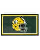 Fan Mats  LLC Green Bay Packers 3x5 Rug Green