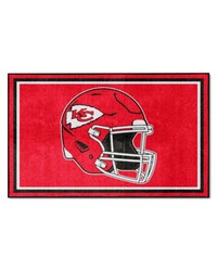 Kansas City Chiefs 4x6 Rug by   