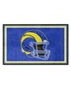 Fan Mats  LLC Los Angeles Rams 4x6 Rug Blue