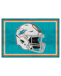 Miami Dolphins 5x8 Rug by   