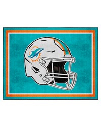 Miami Dolphins 8x10 Rug by   