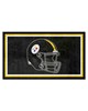 Fan Mats  LLC Pittsburgh Steelers 3x5 Rug Black