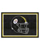 Fan Mats  LLC Pittsburgh Steelers 5x8 Rug Black