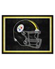 Fan Mats  LLC Pittsburgh Steelers 8x10 Rug Black